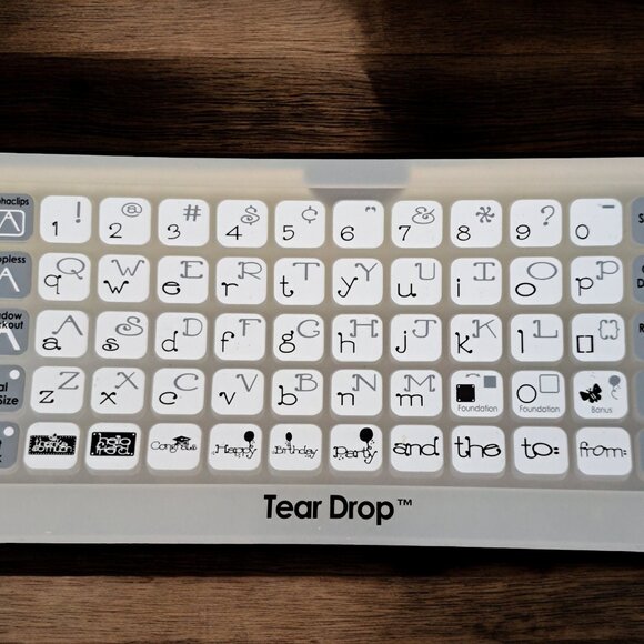 Cricut Tear Drop Cricut Die Cut - Picture 6 of 8